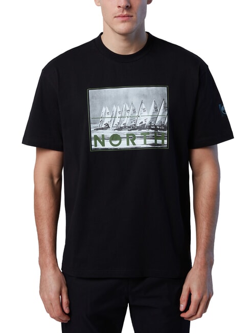 NORTH SAILS GRAPHIC Cotton T-Shirt black - T-shirt