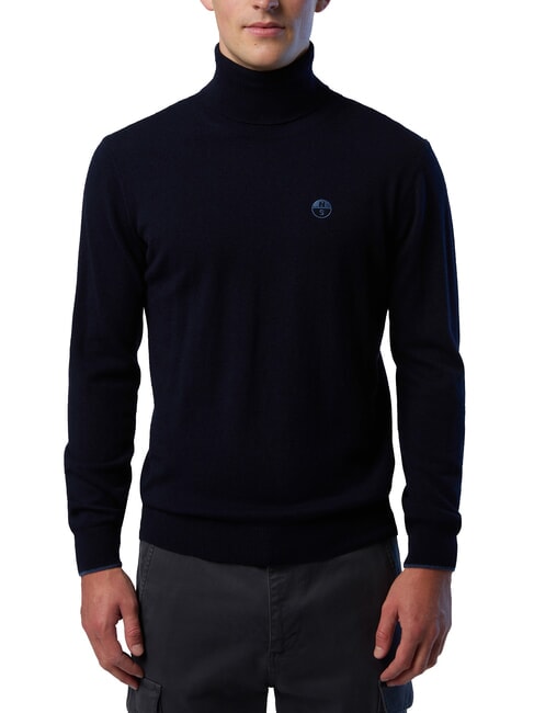 NORTH SAILS N|S Turtleneck sweater navy blue - Men's Sweaters
