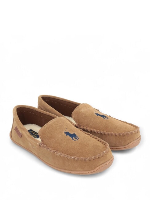 RALPH LAUREN BRENAN  Moccasins brown/cream pp - Men’s shoes