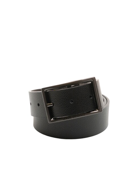 ARMANI EXCHANGE CINTURA Double-sided leather belt black / chocolate - Belts