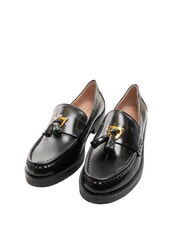 COCCINELLE BEAT SHINY Leather moccasins with tassel - Women’s shoes