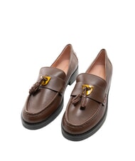 COCCINELLE BEAT SELLERIA Leather moccasins with tassel - Women’s shoes