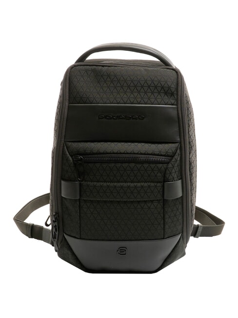 PIQUADRO HEXAGON One-Shoulder Backpack GREEN - Laptop backpacks