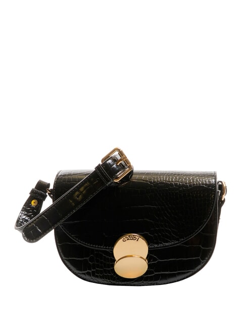 GAUDÌ EVELYN COCCO Small printed shoulder bag BLACK - Women’s Bags