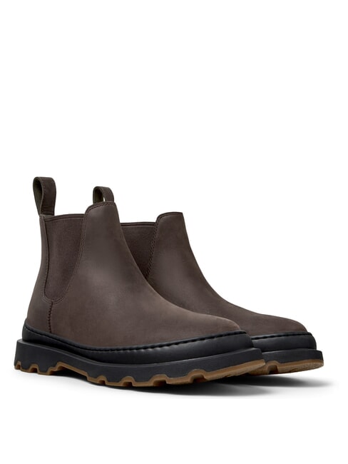 CAMPER BRUTUS+ Women's nubuck leather ankle boots dark brown - Women’s shoes