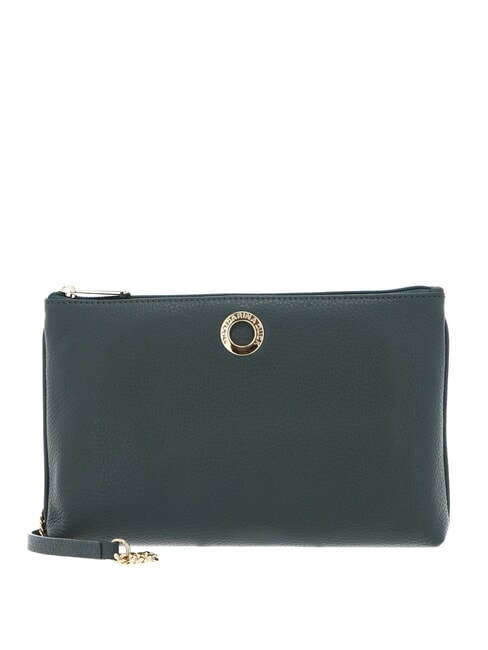 MANDARINA DUCK MELLOW Chain shoulder bag in leather dark forest - Women’s Bags