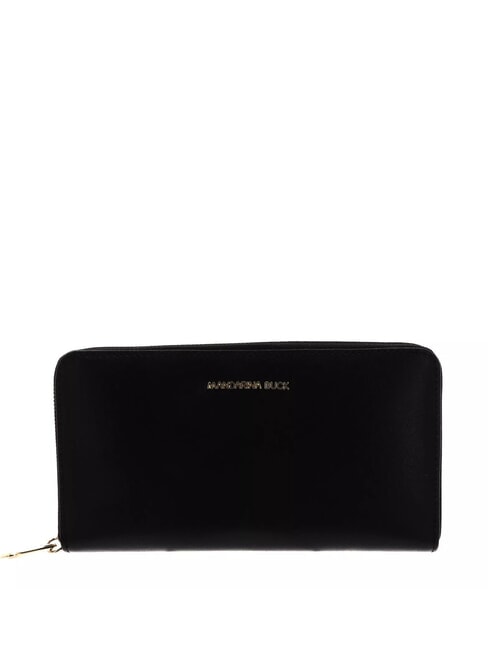 MANDARINA DUCK LUNA Large zip around wallet BLACK - Women’s Wallets