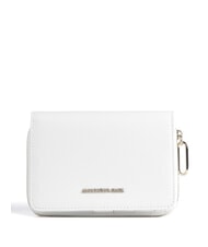 MANDARINA DUCK LUNA Medium wallet in leather optical white - Women’s Wallets - 1