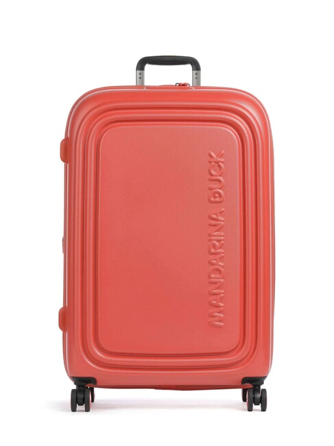 MANDARINA DUCK Trolley LOGODUCK +, large, expandable size ginger - Rigid Trolley Cases