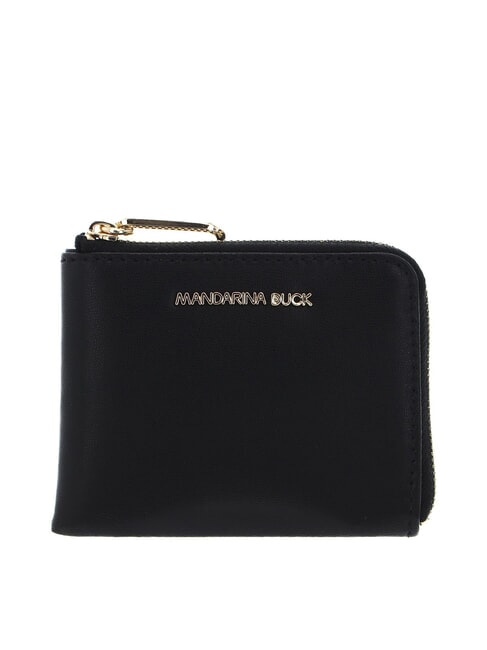 MANDARINA DUCK LUNA  Leather wallet BLACK - Women’s Wallets