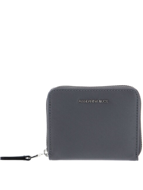 MANDARINA DUCK HUNTER Compact zip around wallet SMOKED PEARL - Women’s Wallets