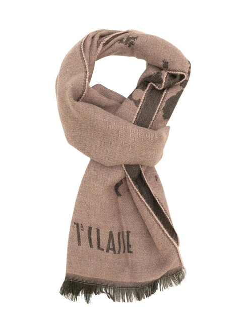 ALVIERO MARTINI PRIMA CLASSE GEO Scarf with fringes powder - Scarves
