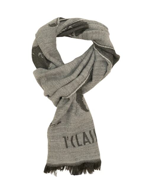 ALVIERO MARTINI PRIMA CLASSE GEO Scarf with fringes GREY - Scarves