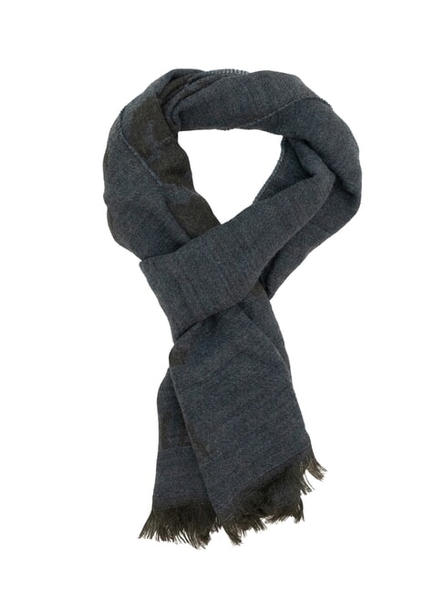 ALVIERO MARTINI PRIMA CLASSE GEO Scarf with fringes lapis blue - Scarves