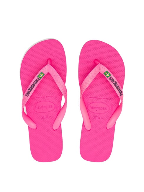HAVAIANAS  BRASIL LOGO Flip-flops pink flux/pink flux - Unisex shoes