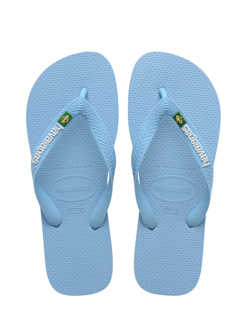 HAVAIANAS BRASIL LOGO Men's flip flops blue lavender/white - Unisex shoes