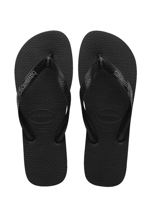 HAVAIANAS TOP RUBBER LOGO FILETE Flip-flops BLACK - Men’s shoes