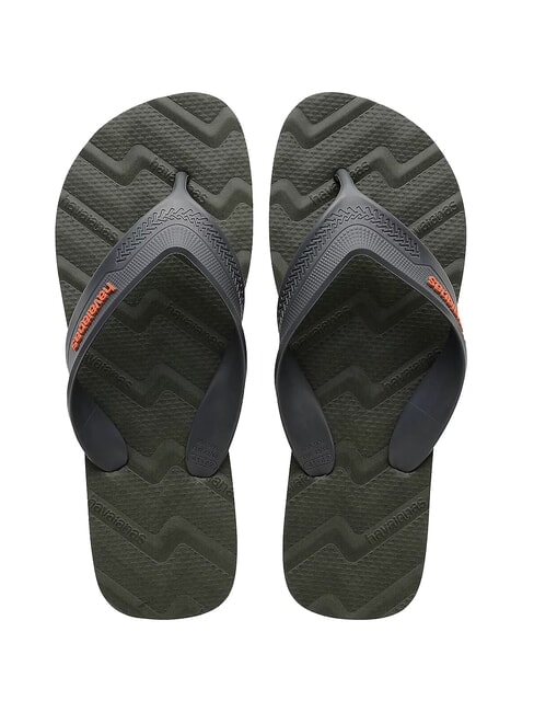 HAVAIANAS TRACK WAVES Flip-flops olivegreen - Men’s shoes