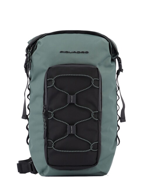 PIQUADRO MICK One-Shoulder Backpack green Black - Laptop backpacks
