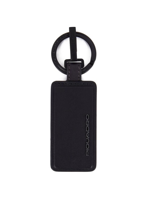 PIQUADRO TIGER Leather charm keychain Black - Key holders