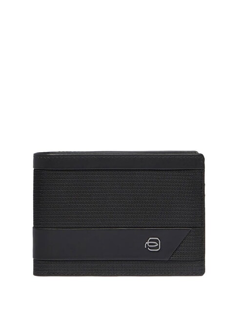 PIQUADRO LIKO Wallet with coin purse Black - Men’s Wallets