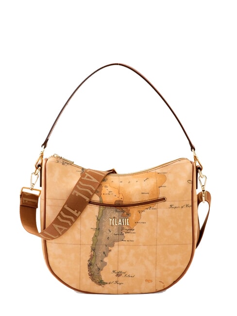 ALVIERO MARTINI PRIMA CLASSE GEO CLASSIC Half-moon shoulder bag NATURAL - Women’s Bags