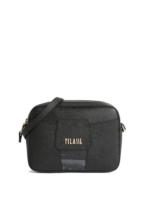ALVIERO MARTINI PRIMA CLASSE WINDY CITY Geo Dark Insert Camera Case Bag Black - Women’s Bags