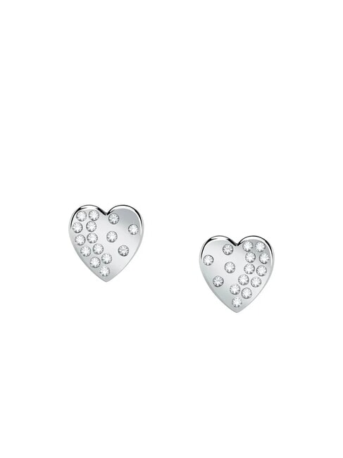 MORELLATO TALISMANI Heart earrings with crystals STEEL - Earrings