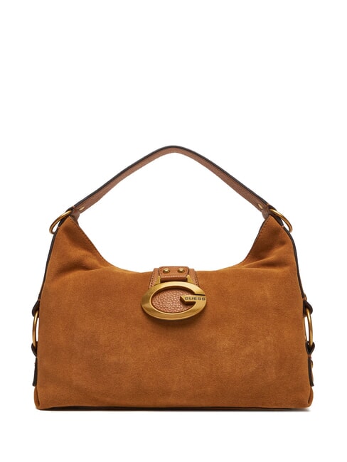 GUESS CAMDEN Shoulder bag, leather COGNAC - Women’s Bags