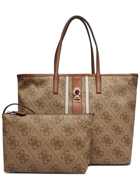 GUESS ERENIA Shopper with clutch MILK LOGO - Women’s Bags