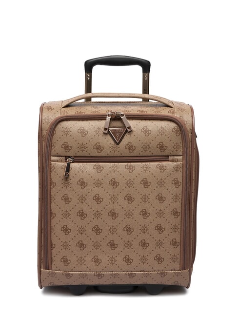 GUESS SILIA 16 Hand Luggage Trolley MILK LOGO - Hand luggage