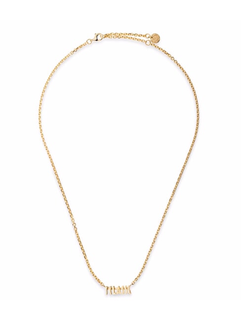 ALVIERO MARTINI PRIMA CLASSE MONTENAPO Silver necklace with logo gold - Necklaces