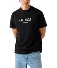 GUESS EMBROIDERY Cotton T-Shirt - T-shirt