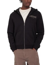 GUESS ZIP BASIC Full zip hoodie - Sweatshirts