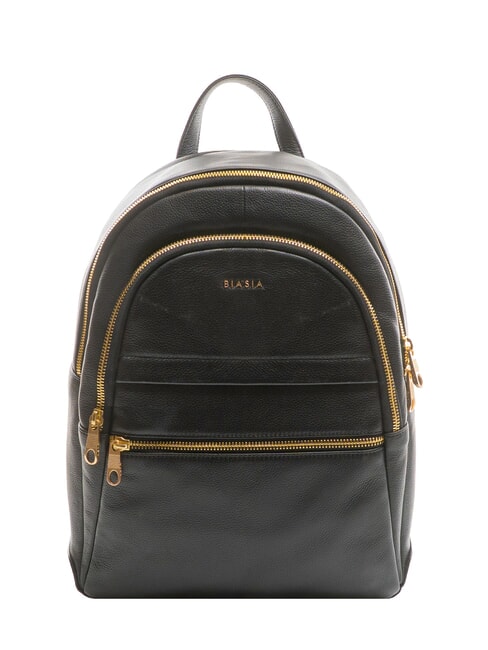 BIASIA NOVEAU Round leather backpack black - Women’s Bags