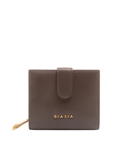 BIASIA EDA Compact leather wallet dark - Women’s Wallets