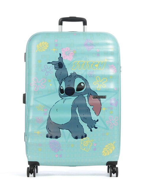 AMERICAN TOURISTER WAVEBREAKER DISNEY  Large Trolley stitch flower - Rigid Trolley Cases
