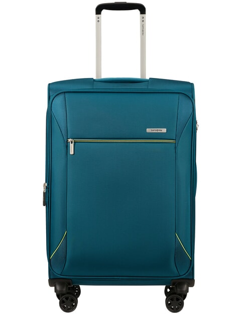 SAMSONITE BASE BREEZE Medium Trolley petrolblue - Semi-rigid Trolley Cases