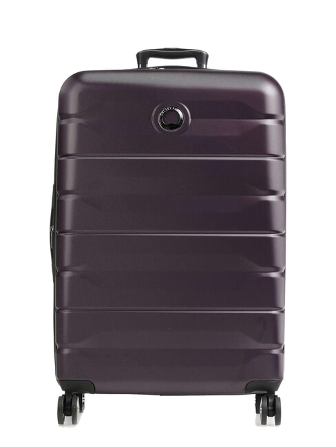 DELSEY AIR ARMOUR Large size trolley, expandable purple - Rigid Trolley Cases