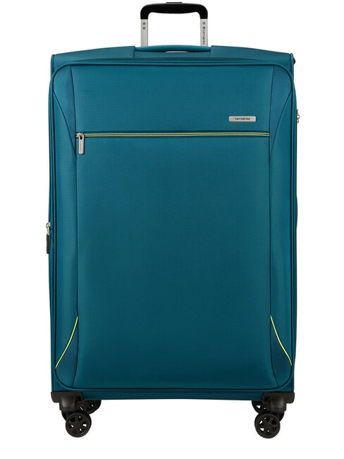 SAMSONITE BASE BREEZE Extra Large, Expandable Trolley petrolblue - Semi-rigid Trolley Cases