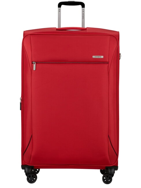 SAMSONITE BASE BREEZE Extra Large, Expandable Trolley RED - Semi-rigid Trolley Cases