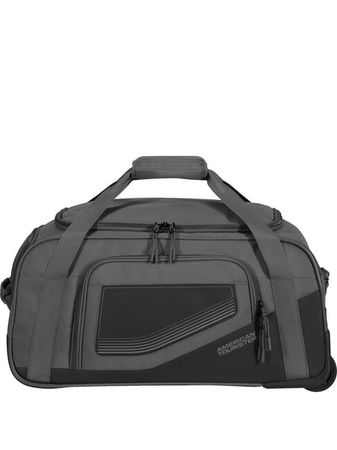AMERICAN TOURISTER CITY RACER Duffel bag with trolley BLACK - Hand luggage