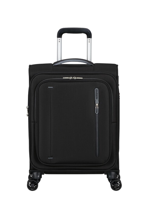 AMERICAN TOURISTER CLOUDRIDER Expandable Hand Luggage Trolley Jetblack - Hand luggage