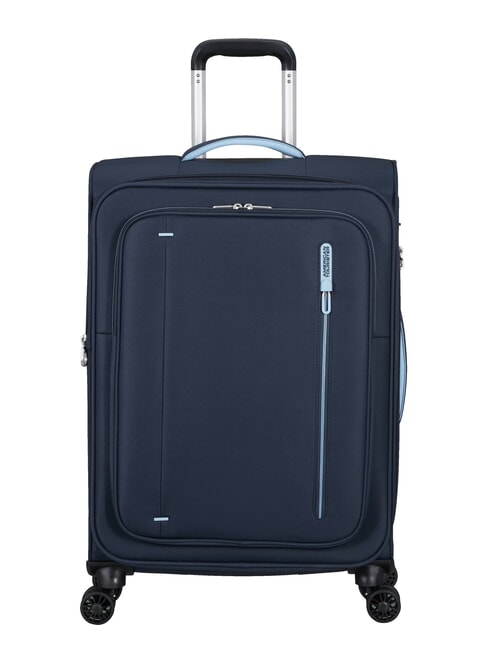 AMERICAN TOURISTER CLOUDRIDER Large Expandable Trolley sky navy - Semi-rigid Trolley Cases