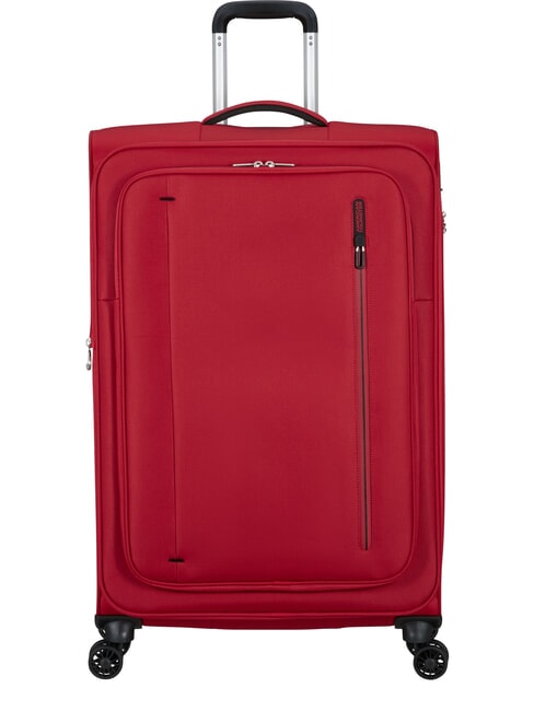 AMERICAN TOURISTER CLOUDRIDER Large, expandable trolley astral red - Semi-rigid Trolley Cases