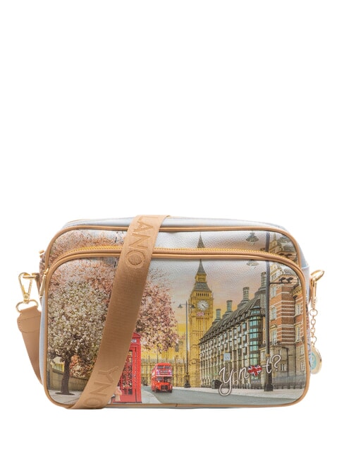 YNOT YESBAG Messenger bag with shoulder strap and pocket English rose - Women’s Bags