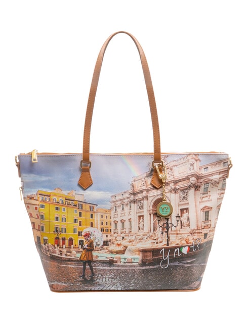 YNOT YESBAG  Medium shopping bag rainbow rome - Women’s Bags