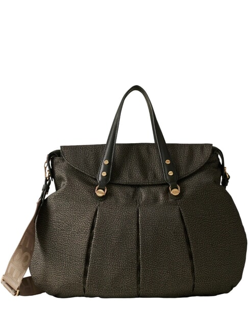 BORBONESE CROISSANT  Hand bag, with shoulder strap laurel - Women’s Bags