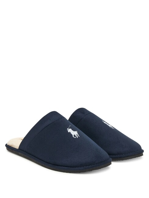 RALPH LAUREN KLARENCE Slippers navy/blackwatch/cream pp - Men’s shoes