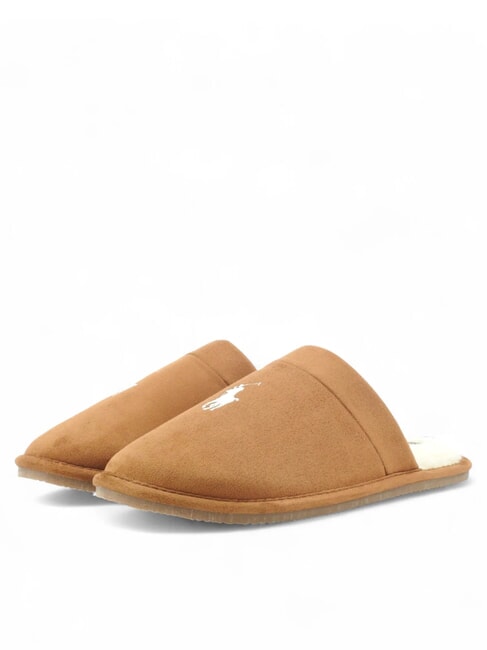 RALPH LAUREN KLARENCE Slippers snff/blackwatch/cream pp - Men’s shoes